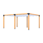 Douglas pergola, 404 x 534 cm Verando, Living